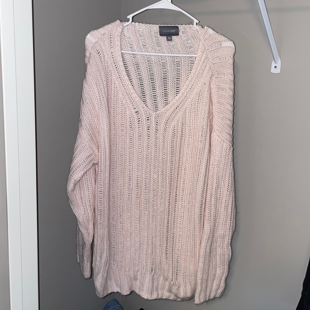 Soft pink sweater